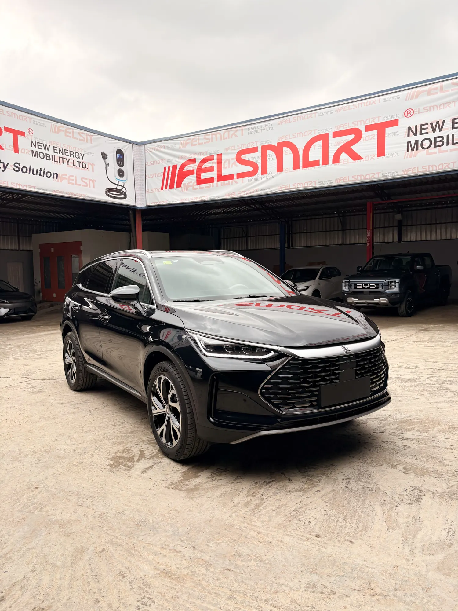BYD Tang DM-i at the Felsmart forecourt in Abuja