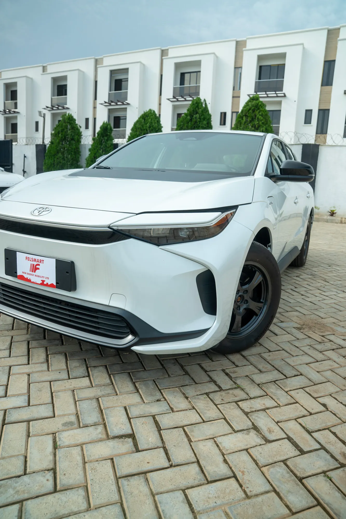 Toyota bZ4X at the Felsmart forecourt in Abuja